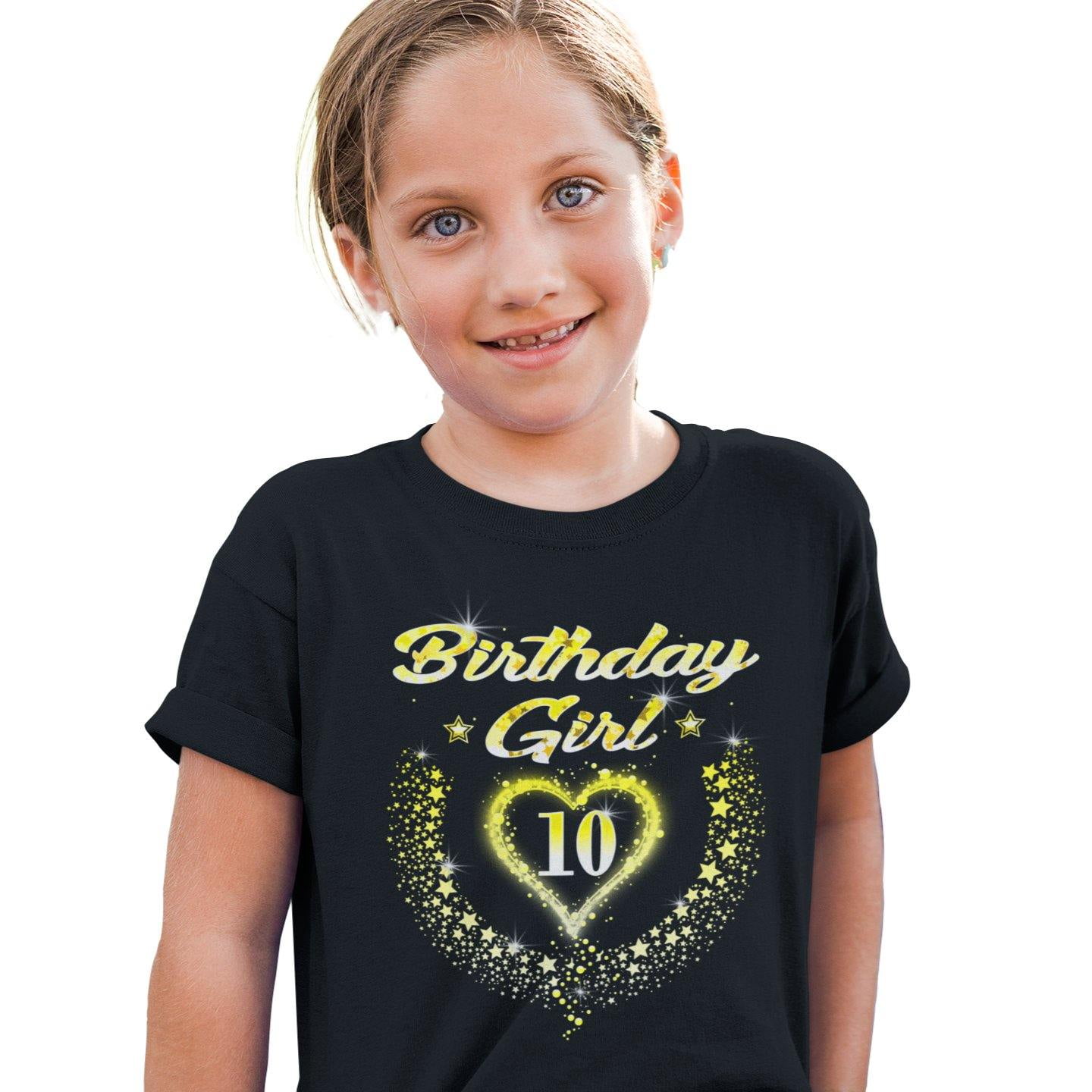 10th Birthday Girl Shirt - 10th Birthday Shirt for Girls 10 Birthday Shirt 10th Birthday Outfit for Girls - Walmart.com